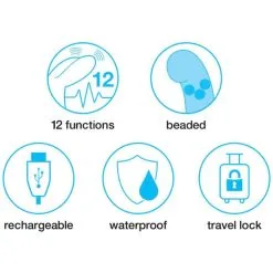 Happy Rabbit Beaded G-Spot Purple