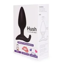 LOVENSE - HUSH 1.75'' BUTT PLUG -Vibrateurs boutique lovense hush 1 75 bluetooth vibrating butt plug black ls810693 hush 1.75 in box right m25100143936