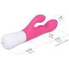 LOVENSE - NORA -Vibrateurs boutique lovense nora bluetooth rabbit vibrator pink ls810723 nora measurements diagram25094847797