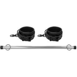 OUCH! LUXURY SPREADER BAR SHOT - NOIR -Vibrateurs boutique luxury spreader bar 2