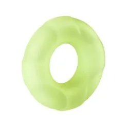 FORTO - ANNEAU D'ÉRECTION EN SILICONE F33 - MEDIUM - VERT FLUORESCENT