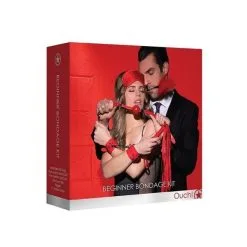 OUCH! BEGINNERS BONDAGE KIT - ROUGE
