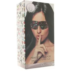 OUCH! PRINTED EYE MASK - OLD SCHOOL TATTOO -Vibrateurs boutique ou449