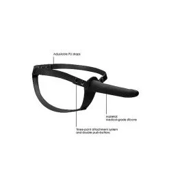 OUCH! SILICONE STRAP-ON - AJUSTABLE - NOIR -Vibrateurs boutique ou464blk 5