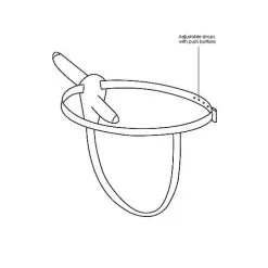 OUCH! DOUBLE SILICONE STRAP-ON - AJUSTABLE - NOIR -Vibrateurs boutique ou465blk 6