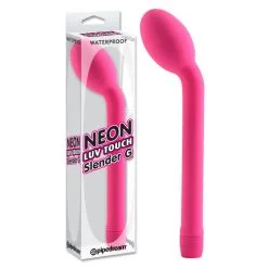WATERPROOF NEON LUV TOUCH SLENDER G - PINK 15 WATERPROOF NEON LUV TOUCH SLENDER G - PINK -Vibrateurs boutique pd1411 11 06