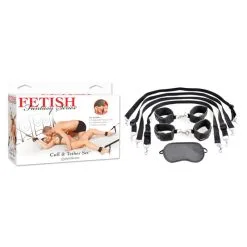 BLK FF CUFF AND TETHER SET -Vibrateurs boutique pd2151 23 08