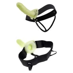 FF HOLLOW STRAP ON - GLOW IN THE DARK -Vibrateurs boutique pd3366 32 3