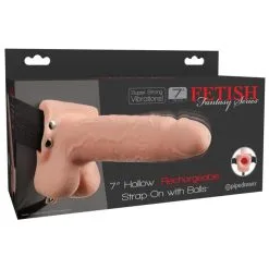 Fetish Fantasy 7" Hollow Rechargeable Strap-on Wit -Vibrateurs boutique pd3391 21 2