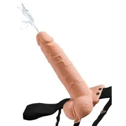 Fetish Fantasy 7.5" Hollow Squirting Strap-On With -Vibrateurs boutique pd3397 21 4