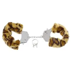CHEETAH FURRY LOVE CUFFS -Vibrateurs boutique pd3804 39 05