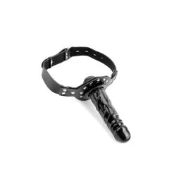 FF DELUXE BALL GAG & DONG NOIR -Vibrateurs boutique pd3853 00 06