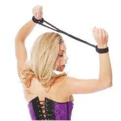 FETISH FANTASY SERIES - SILK ROPE LOVE CUFFS BLACK -Vibrateurs boutique pd3867 23 2