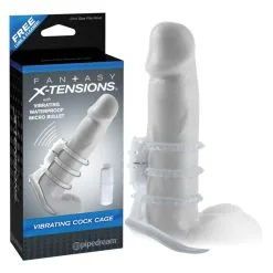 FX - VIBRATING COCK CAGE- CLAIR