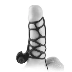 FX - EXTREME SILICONE POWER CAGE- NOIR -Vibrateurs boutique pd4143 23 1