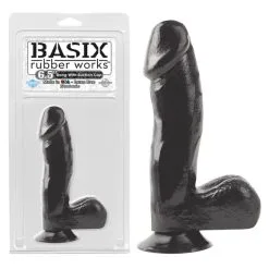 BASIX RUBBER WORKS - 6.5" DONG WITH SUCTION CUP -Vibrateurs boutique pd4220 23 03