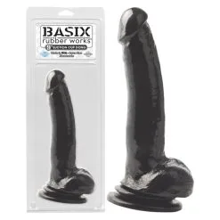 BASIX RUBBER WORKS - 9'' SUCTION CUP THICKY NOIR -Vibrateurs boutique pd4310 23 03