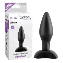 ANAL FANTASY COLLECTION MINI SILICONE PLUG - BLACK