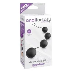 ANAL FANTASY COLLECTION DELUXE VIBRO BALLS - BLACK -Vibrateurs boutique pd4642 23 2
