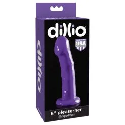 DILLIO PURPLE - 6" PLEASE HER -Vibrateurs boutique pd5302 12 2