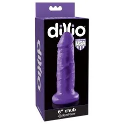 DILLIO PURPLE - 6" CHUB -Vibrateurs boutique pd5306 12 2