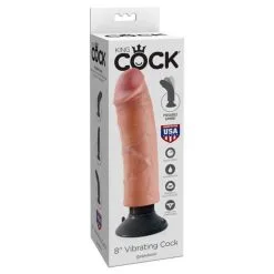 KING COCK - 8" VIBRATING COCK FLESH 17 KING COCK - 8" VIBRATING COCK FLESH -Vibrateurs boutique pd5403 21 2