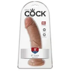 KING COCK 8'' COCK - TAN
