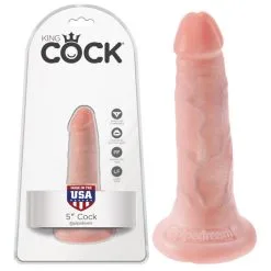 KING COCK 5'' COCK - FLESH