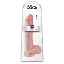 King Cock 13" Cock With Balls - Flesh -Vibrateurs boutique pd5533 21 2