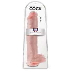King Cock 15" Cock With Balls - Flesh 11 King Cock 15" Cock With Balls - Flesh -Vibrateurs boutique pd5535 21 2