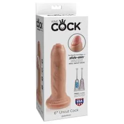 King Cock 6" Uncut - Flesh -Vibrateurs boutique pd5560 21 2