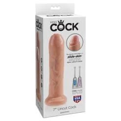 King Cock 7" Uncut - Flesh -Vibrateurs boutique pd5561 21 2