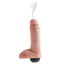 KING COCK 8" SQUIRTING COCK W/ BALLS -Vibrateurs boutique pd5602 21 02