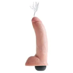 KING COCK 9" SQUIRTING COCK W/ BALLS FLESH -Vibrateurs boutique pd5603 21 2
