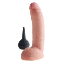 KING COCK 9" SQUIRTING COCK W/ BALLS FLESH -Vibrateurs boutique pd5603 21 3