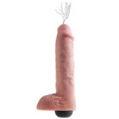 KING COCK 11" SQUIRTING COCK W/ BALLS FLESH -Vibrateurs boutique pd5605 21 2