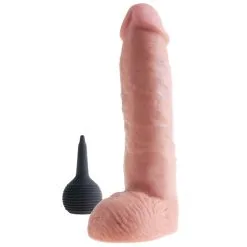 KING COCK 11" SQUIRTING COCK W/ BALLS FLESH -Vibrateurs boutique pd5605 21 3