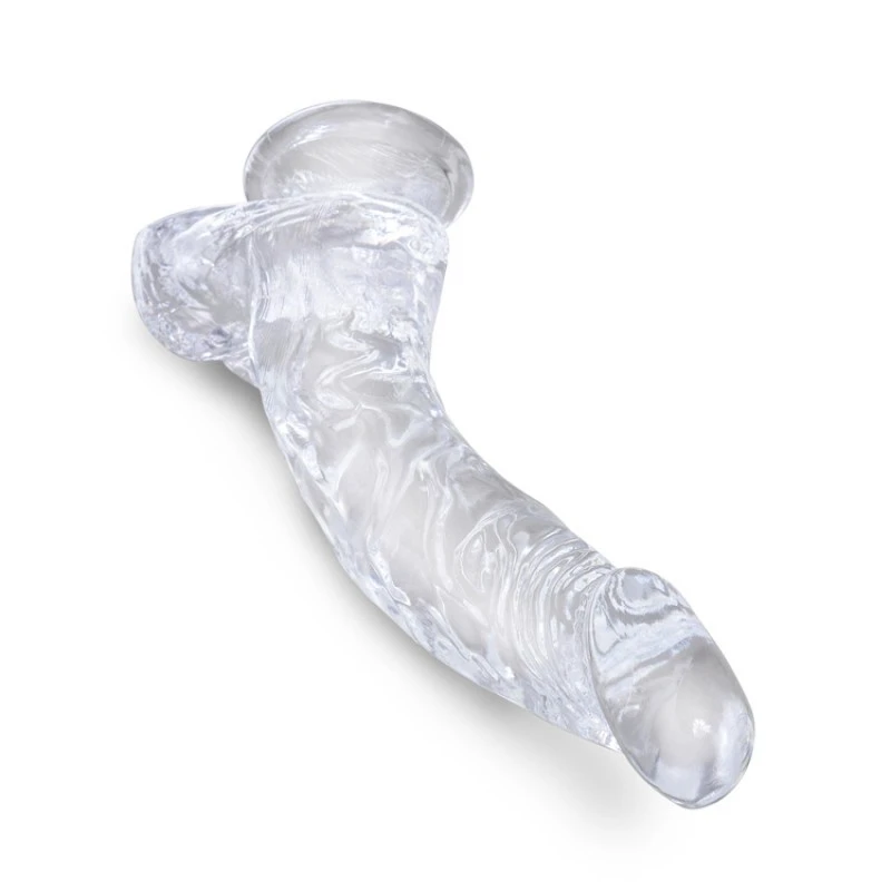 King Cock Clear 7.5" Cock With Balls 4 King Cock Clear 7.5" Cock With Balls â Image 2