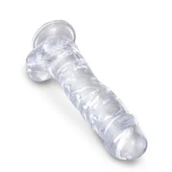 King Cock Clear 8" Cock With Balls -Vibrateurs boutique pd5756 20 5