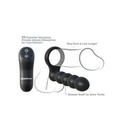 C-RINGZ REMOTE CONTROL DOUBLE PENETRATOR NOIR -Vibrateurs boutique pd5926 23 2