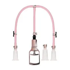 PUMPED - CLITORAL & NIPPLE PUMP SET MEDIUM - OR ROSE -Vibrateurs boutique pmp024ros 3