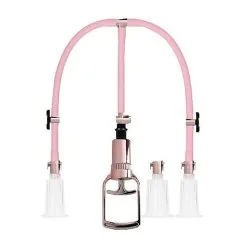 PUMPED - CLITORAL & NIPPLE PUMP SET LARGE - OR ROSE 7 PUMPED - CLITORAL & NIPPLE PUMP SET LARGE - OR ROSE -Vibrateurs boutique pmp025ros 2