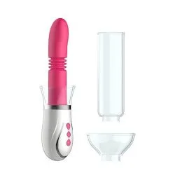 PUMPED - THUSTER - 4 IN 1 RECHARGEABLE COUPLES PUMP KIT - ROSE -Vibrateurs boutique pmp031pnk 4