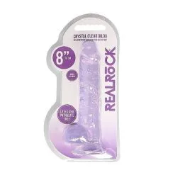REALROCK - 8 '' REALISTIC DILDO WITH BALLS - MAUVE -Vibrateurs boutique rea092pur 2048x2048