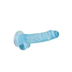 REALROCK - 7'' REALISTIC DILDO WITH BALLS - BLEU 9 REALROCK - 7'' REALISTIC DILDO WITH BALLS - BLEU -Vibrateurs boutique reallrock7bleu