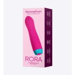 FEMME FUNN - RORA - ROSE -Vibrateurs boutique rora rotating bullet vibrator pink box image