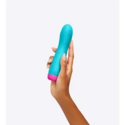 FEMME FUNN - RORA - TURQUOISE -Vibrateurs boutique rora rotating bullet vibrator turquoise in hand