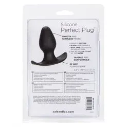 Silicone Perfect Plug - Black -Vibrateurs boutique se0415002 4