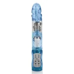 Waterproof Jack Rabbit - 3 Rows - Blue -Vibrateurs boutique se0610602 5