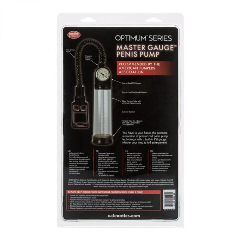 Master Gauge Penis Pump - Clear 7 Master Gauge Penis Pump - Clear – Image 5